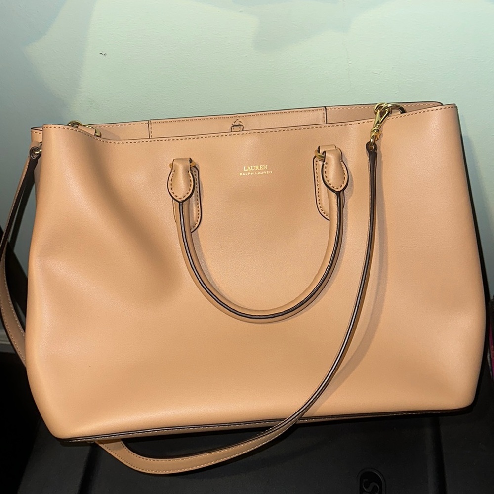 Lauren Ralph Lauren leather Marcy satchel